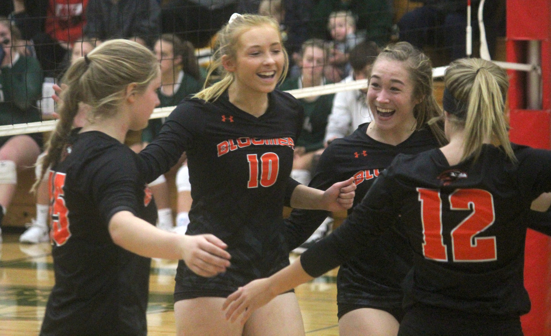 Bloomer volleyball at Osceola 10-31-19